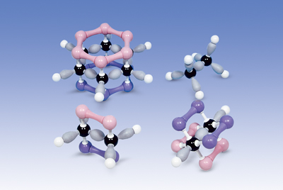 W19756: Kit de estruturas de orbitais moleculares para a qumica orgnica 
Molyorbital - kit de coleo para 4 modelos